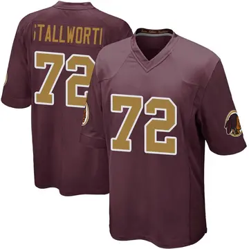 Youth Taylor Stallworth Washington Commanders Game Burgundy Alternate Jersey